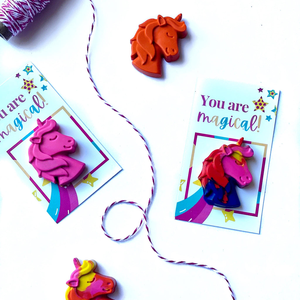 Unicorn Crayon Party Favors