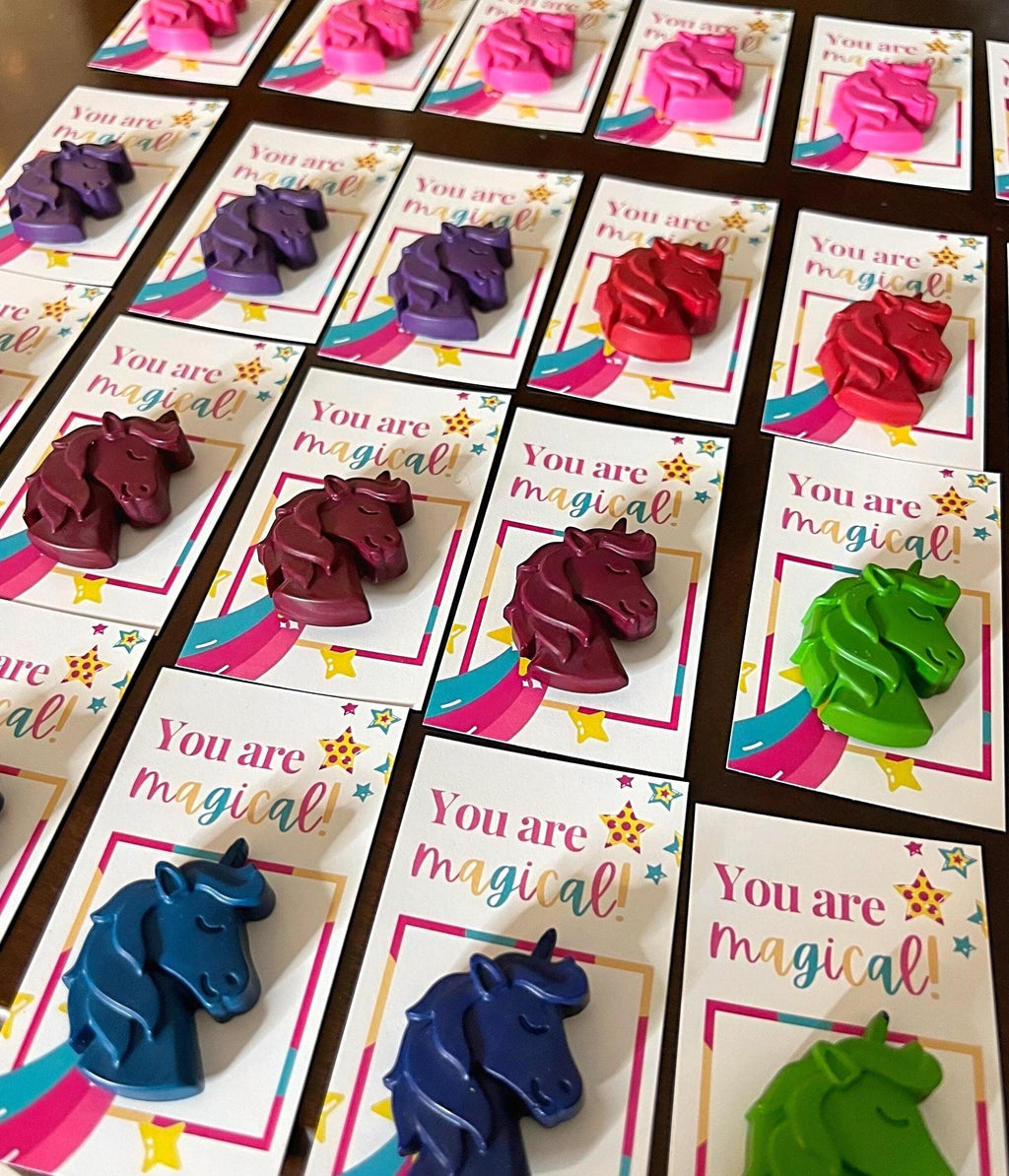 Unicorn Crayon Party Favors