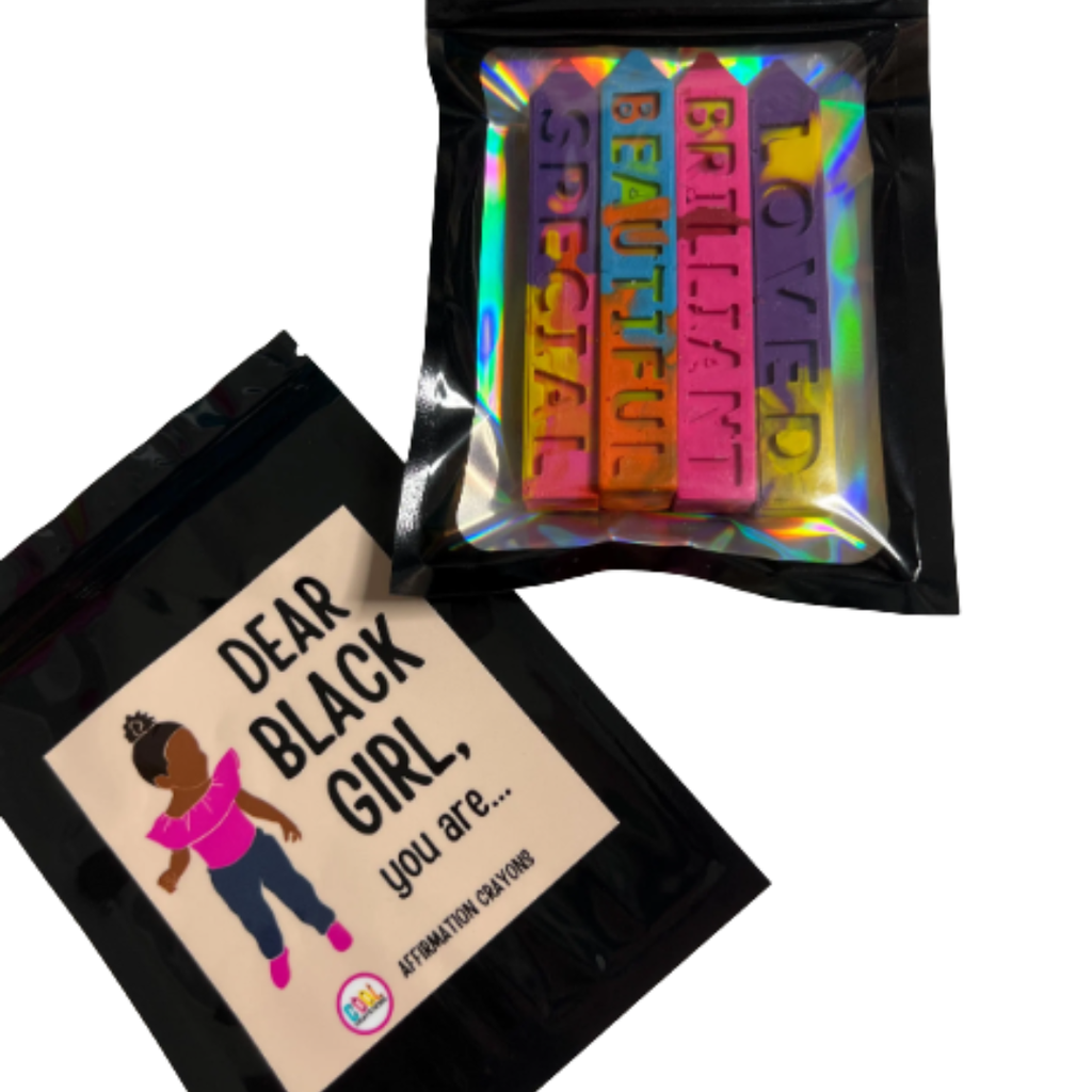 Dear Black Girl Affirmation Crayons