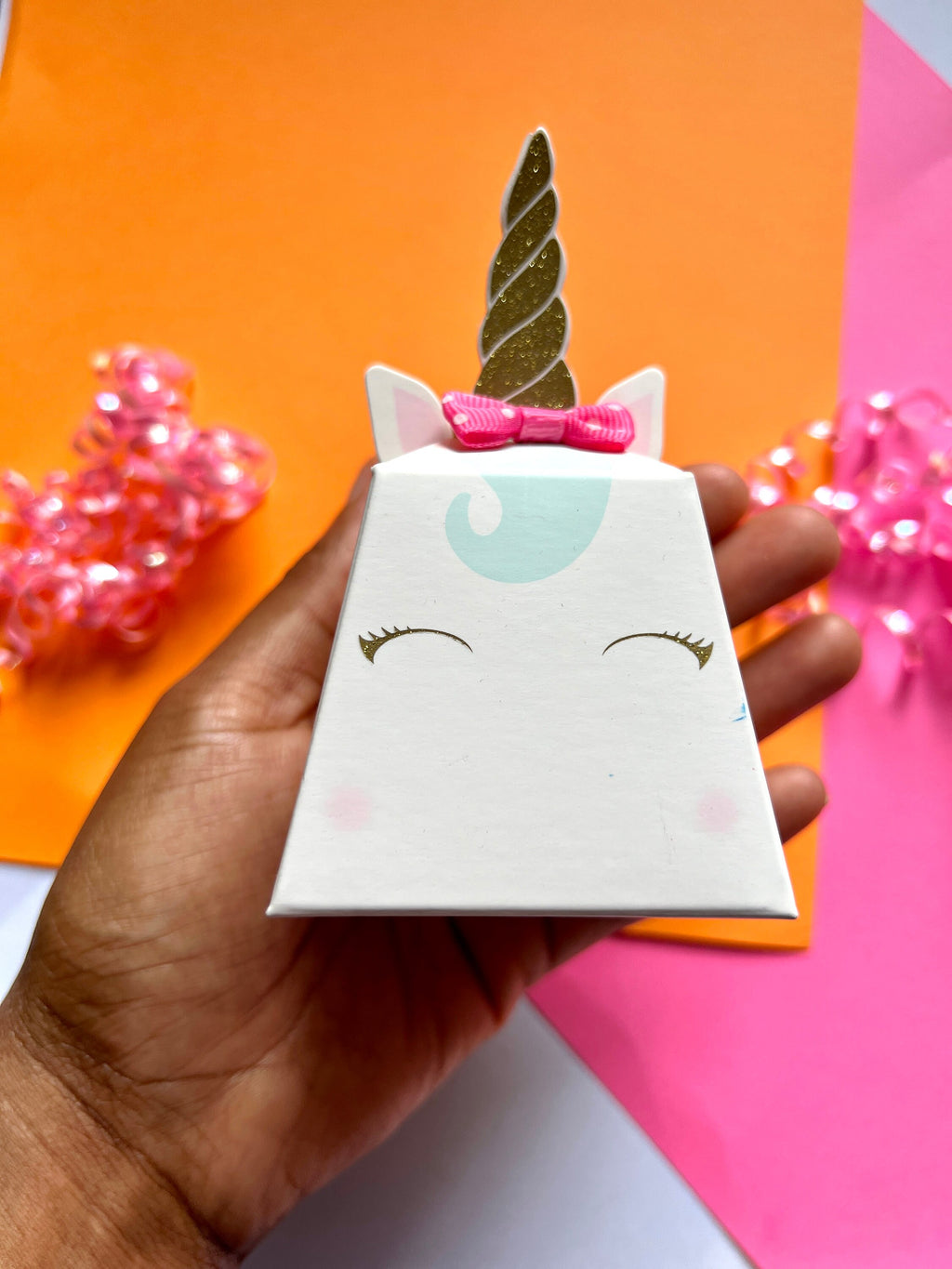Unicorn Crayon Party Favor Boxes (Set of 5+)