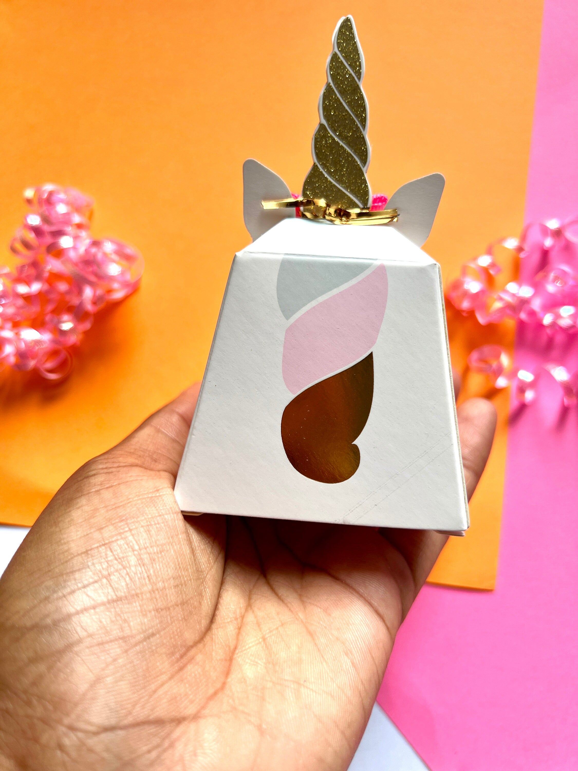 Unicorn Crayon Party Favor Boxes (Set of 5+)
