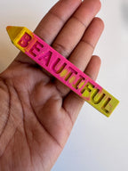 Multicolored Affirmation Crayons