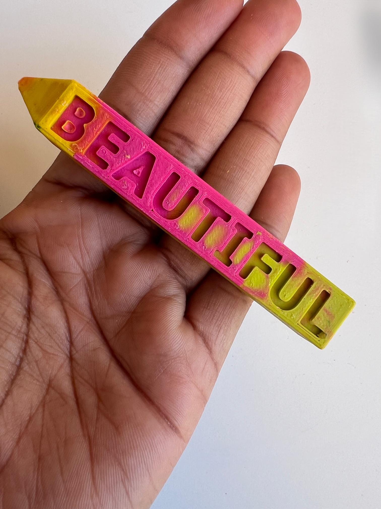 Multicolored Affirmation Crayons