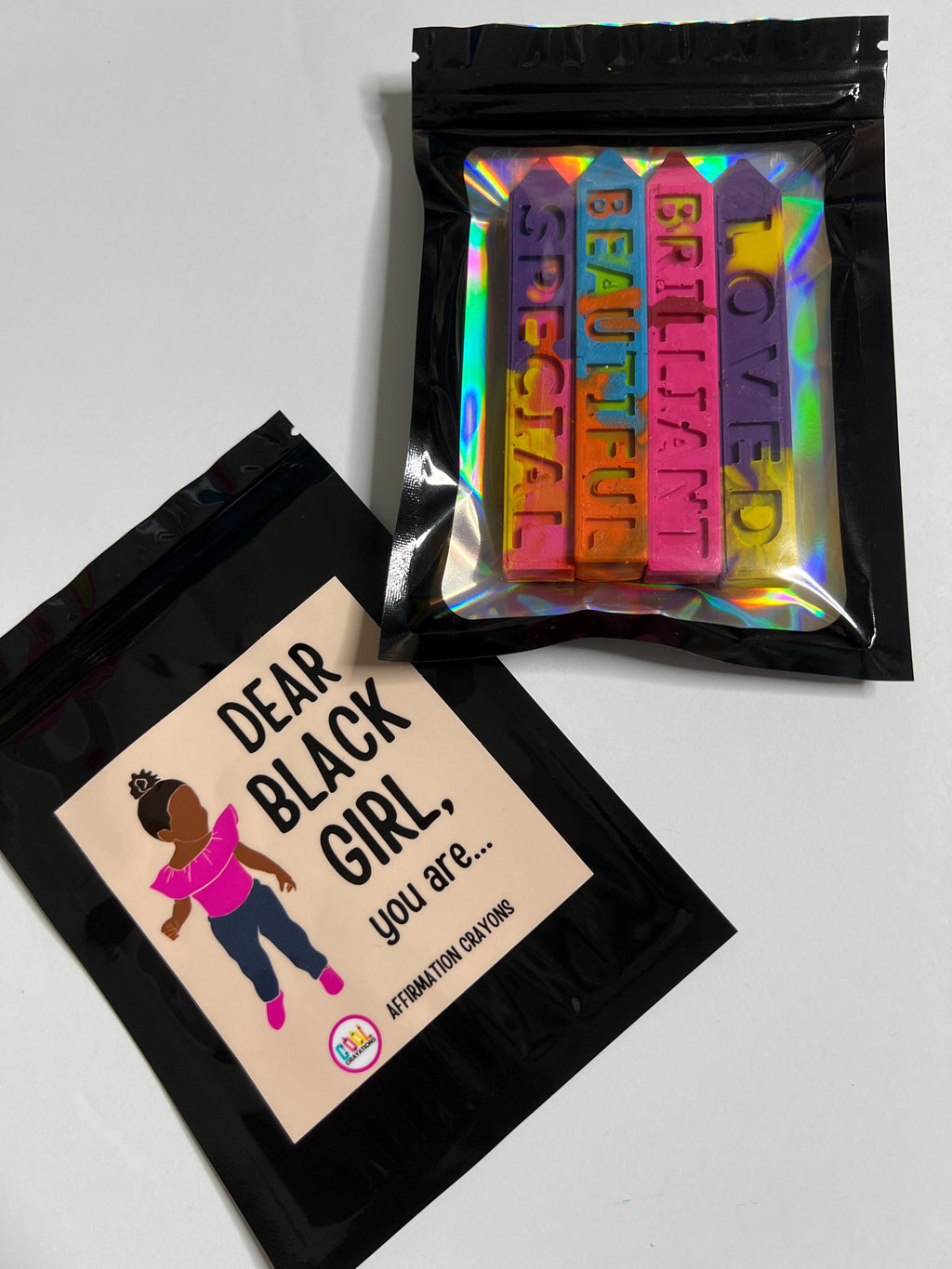 Dear Black Girl Affirmation Crayons