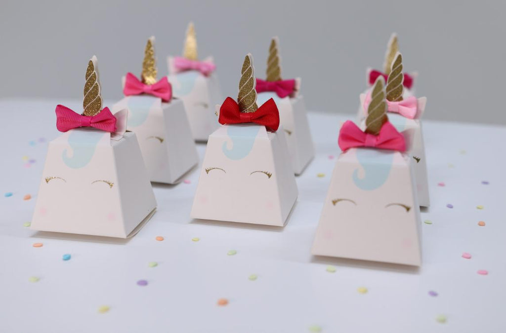 Unicorn Crayon Party Favor Boxes (Set of 5+)
