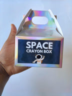 Space Crayon Party Favor Boxes (Set of 5+)