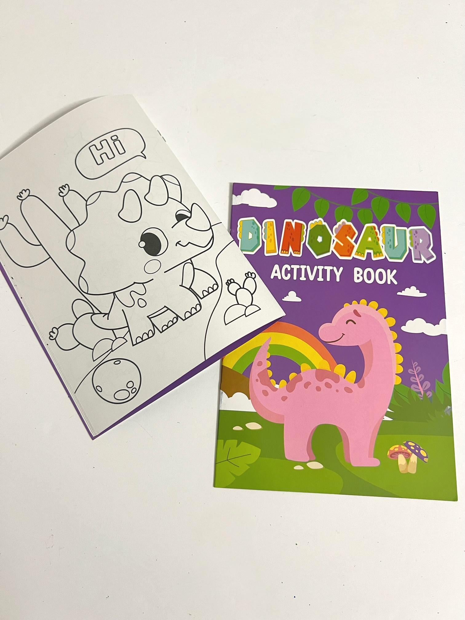 Girl Dinosaur Crayon Set