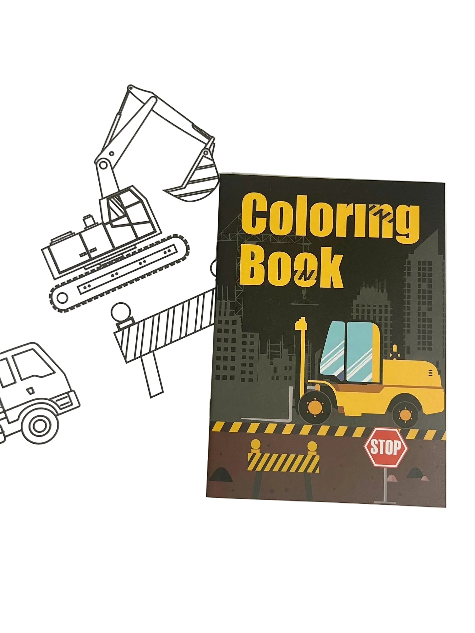 Construction Truck Crayon Set