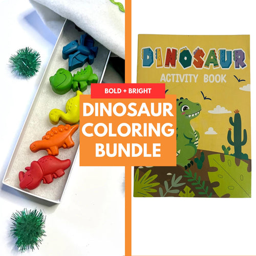 Bold Dinosaur Crayon Set