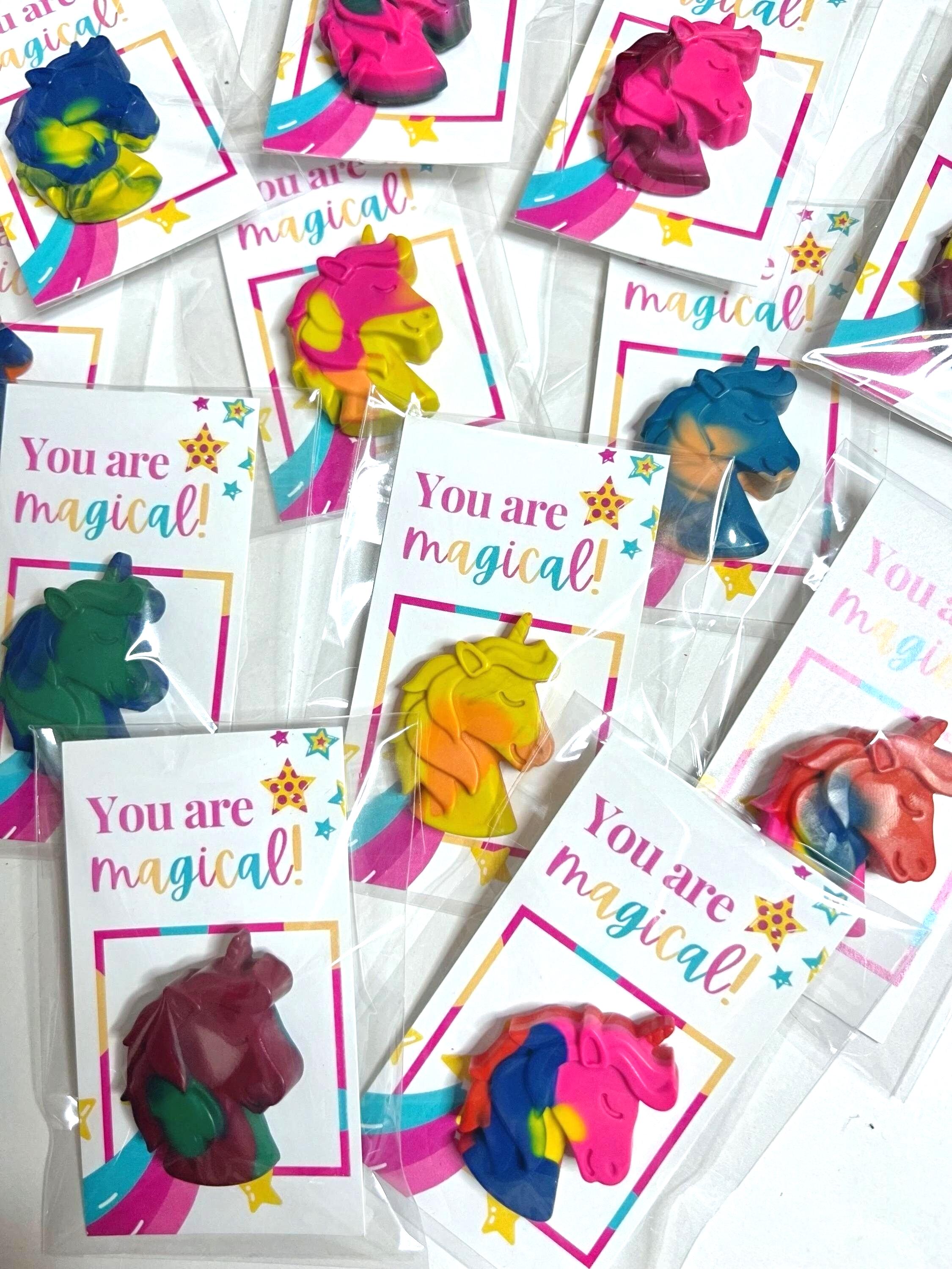 Unicorn Crayon Party Favors